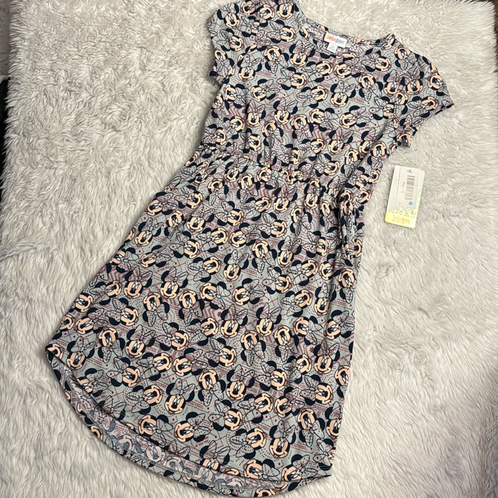 Lularoe girls size 12 Disney minimouse dress